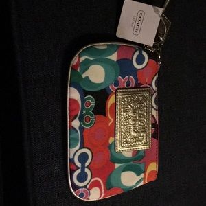 Coach wristlet, never used, with tag